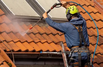 Démoussage et hydrofuge de toiture à Rumesnil